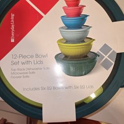 Brand New 12pc Bowl Set
