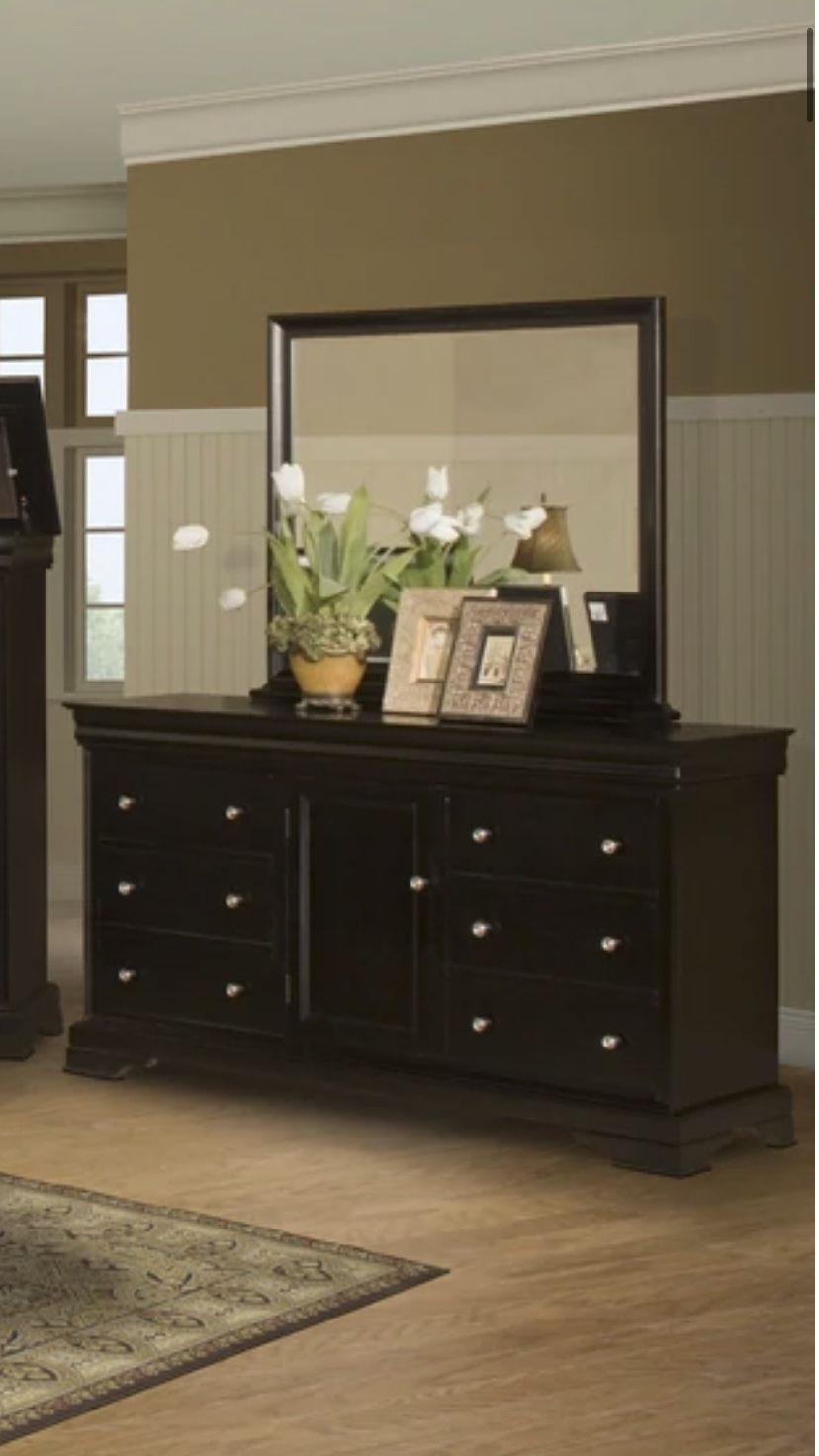 Black dresser