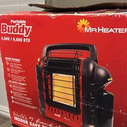 PORTABLE HEATER BUDDY 4,000 /9,000 BTU HEATS UP STRONG $75 NO LOW OFFERS. PLEASE