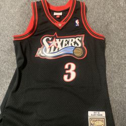 Authentic “Allen Iverson” Philadelphia Sixers Jersey 