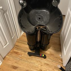 Portable Salon Washbowl And Chair 