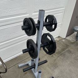 Olympic Weight Tree Plate Holder 