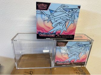 Chaos rising pokemon center etb w/ acrylic case