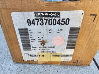 Ktron/ Baldor 1.1 KW 200v 6.2amp