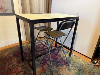 Bar height table and chairs- IKEA