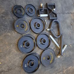 Titan Kettlebell Swing Set Olympic Weights 60lbs 4 Grips!!!