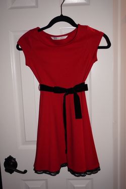Girls Red Dress Size 10