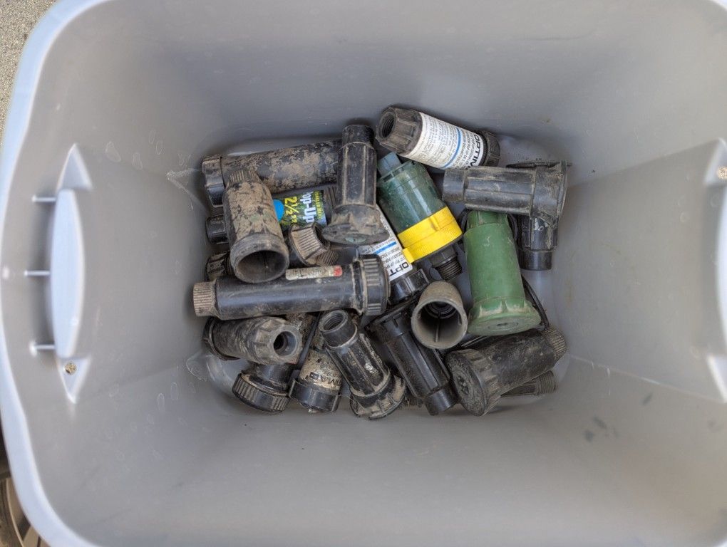 Misc Used Sprinkler Parts