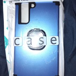 Samsung S21 Rugged 3pc Phone Case W/ Ring/Kickstand
