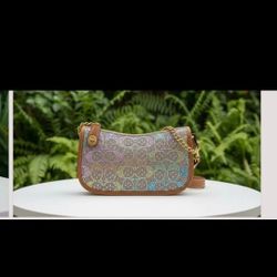 Coach Crystal Rainbow Swinger Bag 