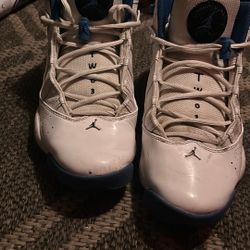 Blue And White Air Jordan’s 