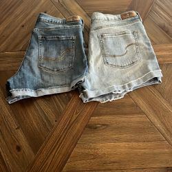 Levi Signature High Rise Shortie Shorts Size 8 