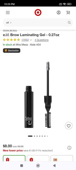 New e.l.f. Brow Laminating Gel - 0.27oz