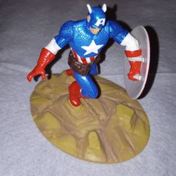 Marvel Legends Titanium Series Die Cast Captain America Figure