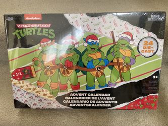 NEW Teenage Mutant Ninja Turtles Battle 24 Die-cast Mini Figures Advent Calendar