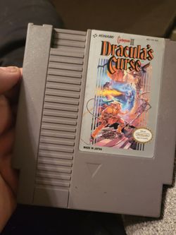 Nintendo Nes Castlevania 3 Draculas curse Authentic Working perfectly