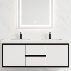 Bathroom Vanity Floating            New In The Box