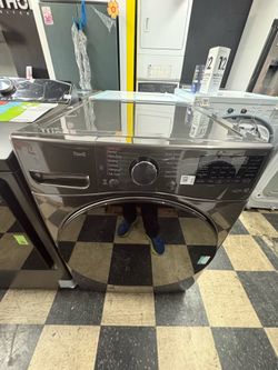LG Washer In Stainless Steel