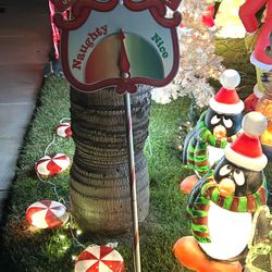 Christmas Sign Naughty Or Nice Kid-O-Meter 