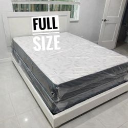 Full Size Mattress Set – NOT BEDFRAME INCLUDED — Delivery available