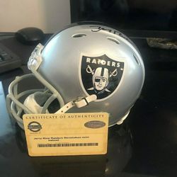 Jerry Rice Autograph Helmet