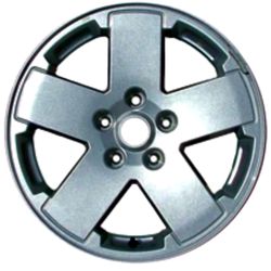 4, OEM 2007-2011 JEEP WRANGLER-Aluminum Wheel, Machined, Size:  18”x7.5”, 5 Lug, 5” Bolt Pattern, OEM, New Take Offs