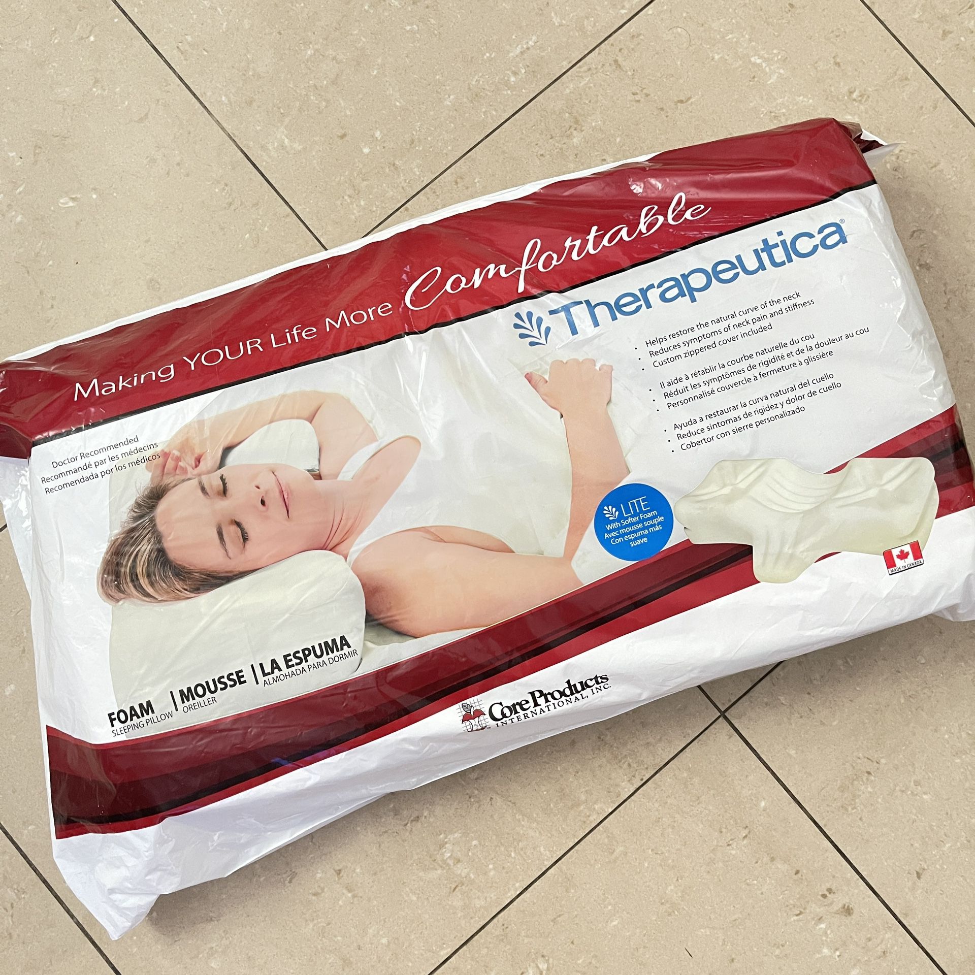 Therapeutica Orthopedic Sleeping Pillow Large / Lite (Less Firm)