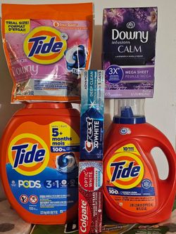 Tide, Downy, Crest & Colgate Bundle