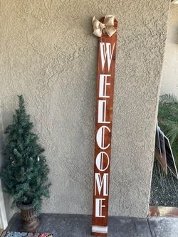 Welcome sign