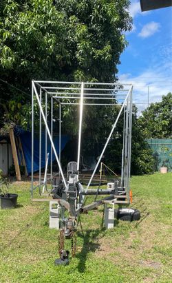 Trailer with steel frame