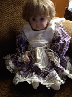 Ceramic Hand Made Doll 