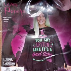 New Witch Poncho 