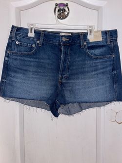 Jeans shorts $10 each and one jean skirt $10