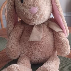 Plush Tan Floppy Ear Bunnie