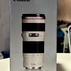  Canon Camera Lens EF 70-200mm