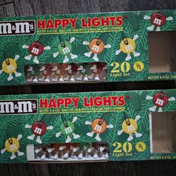 2 Boxes M&Ms Happy Stringlights 