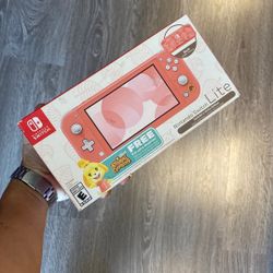 Brand New Nintendo Switch Lite Animal Crossing Edition 