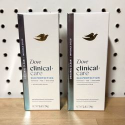 Brand New Dove Clinical Care - $6 each