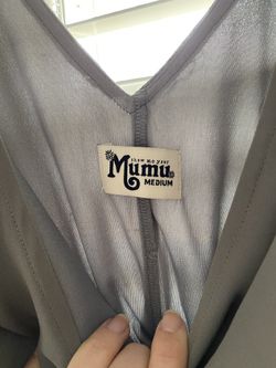 Show Me Your Mumu Grey Long Dress