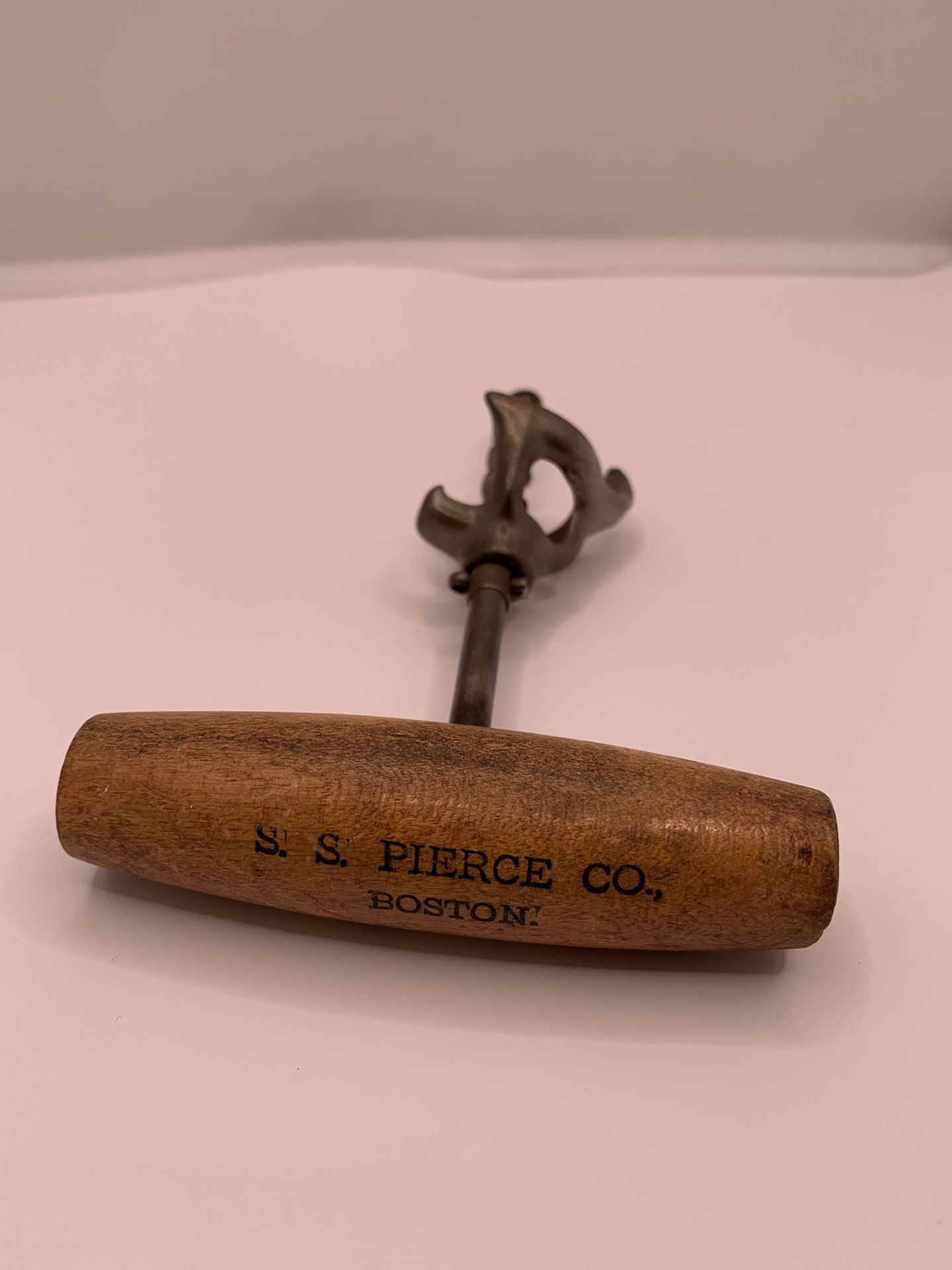 Antique or Vintage Corkscrew - S. S. Pierce Co., Boston