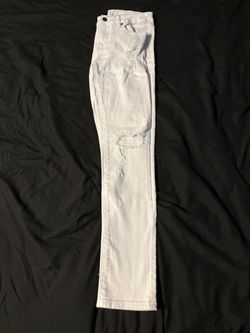 Rue 21 White Ripped Jeans