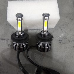 Bright 4 Side Mini LED Lights H7 Clear White LED Lights. 6000k.