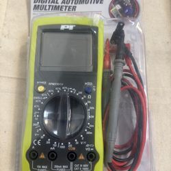 Performance Tool Digital Automotive Multimeter W2972 Professional 