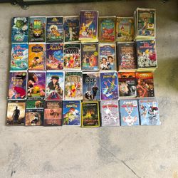 Disney Original VHS Tapes & DVD Titles Mixed