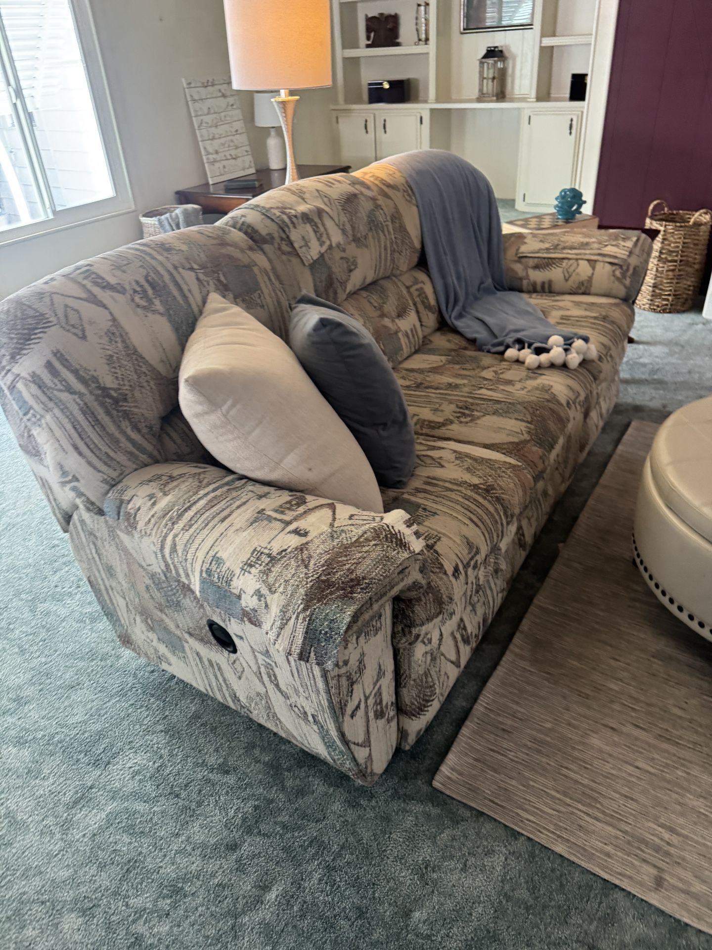 Two Plush Couches