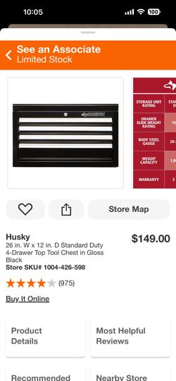 Tool Chest Drawer 26 Inch