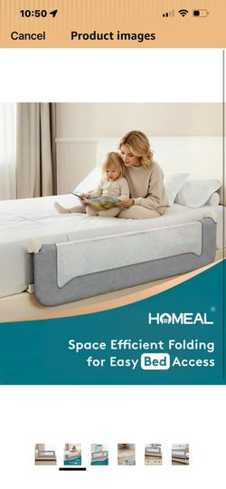 3 Fully Assembled Toddler Bed Rails