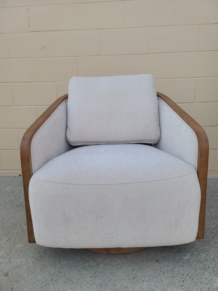 Arhaus Pomona Modern Swivel Chair Each