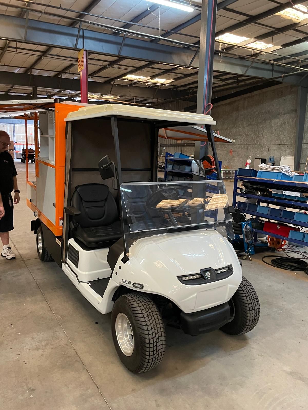 Pilot Car LSV Gourmet Mobile 48v Electric With Solar panel Go Green Perfect For Start Up Business!!!