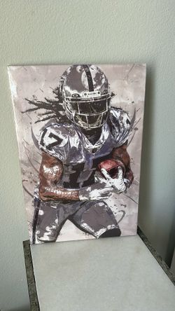 NEW - Davante Adams Poster Las Vegas Raiders NFL Framed Poster Canvas Print Wall Art Home decor Artwork